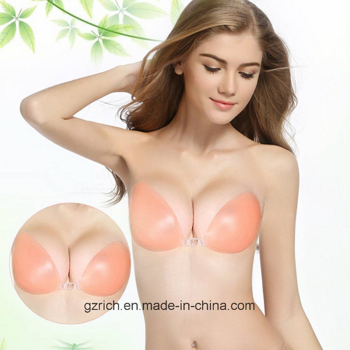 Bra Strapless Backless Adhesive Bra for Women Invisible Push up Bra