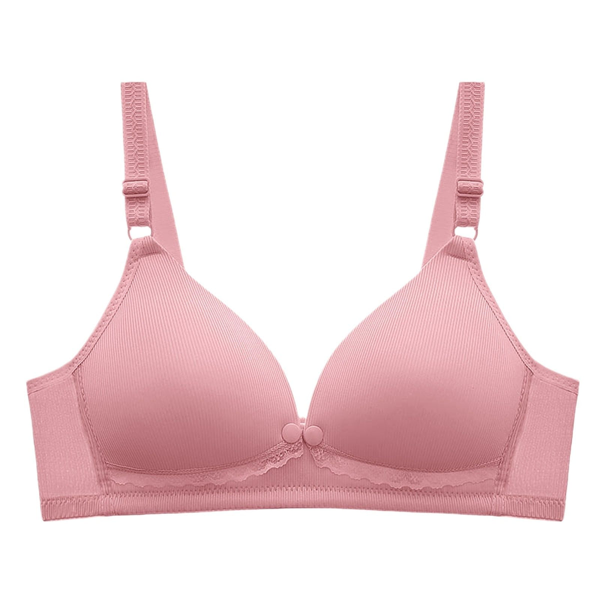 Random Design Front Open Style Bra And Button Maternity Bra Front Opening Bra with Foam Feeding bra 100% Cotton Wireless Bra Nursing bra Front Open Button Bra Breast feeding bra Multicolor