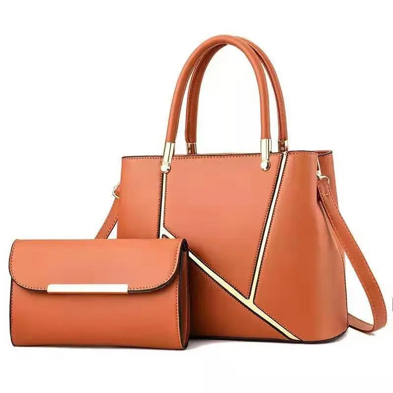 Women's Composite Bag 2024 New Large Capacity Set Women's Handbag Ladies Single Shoulder Crossbody Bag Casual Tote Bags