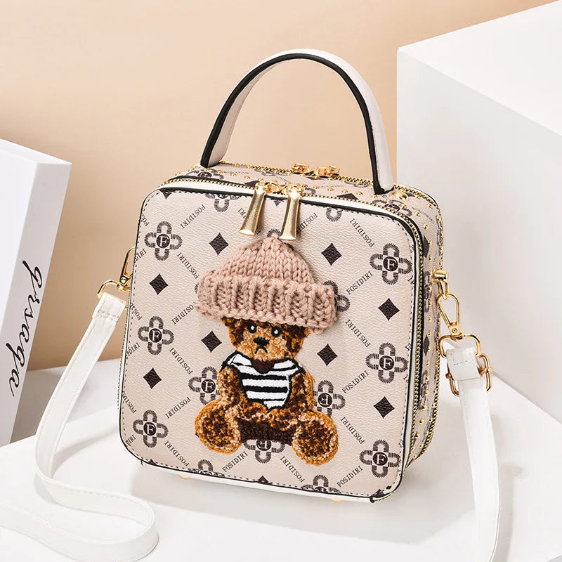 Fashion Shoulder Mobile Phone Bags 2024 New Cute Handheld Crossbody Bag Women's Small Square Bag High Quality Women's Handbag
