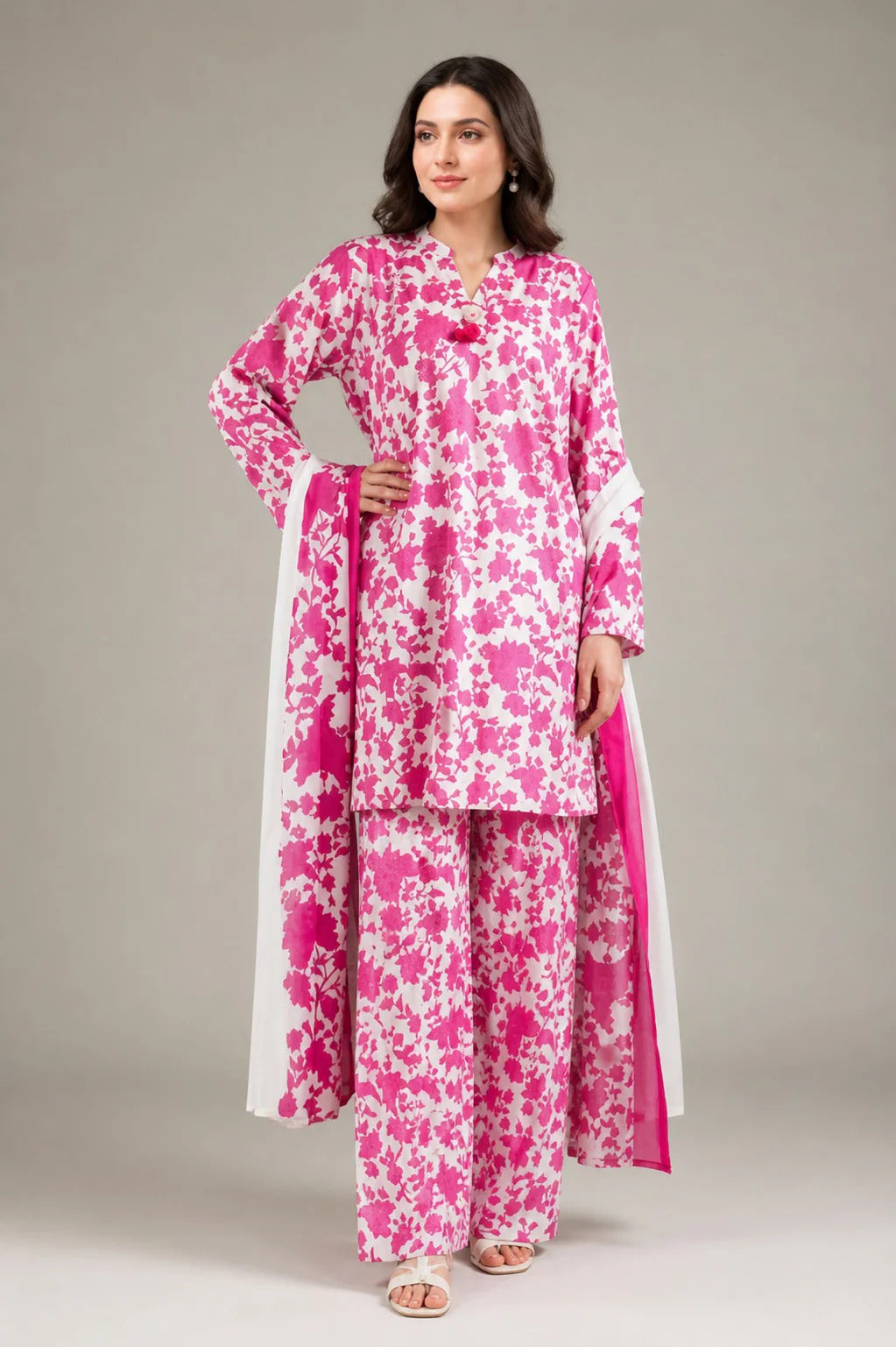 Unstitched Breeze Lawn Suit, All Over Stylish Printed Summer Wear Collection – Random Article VG- 8