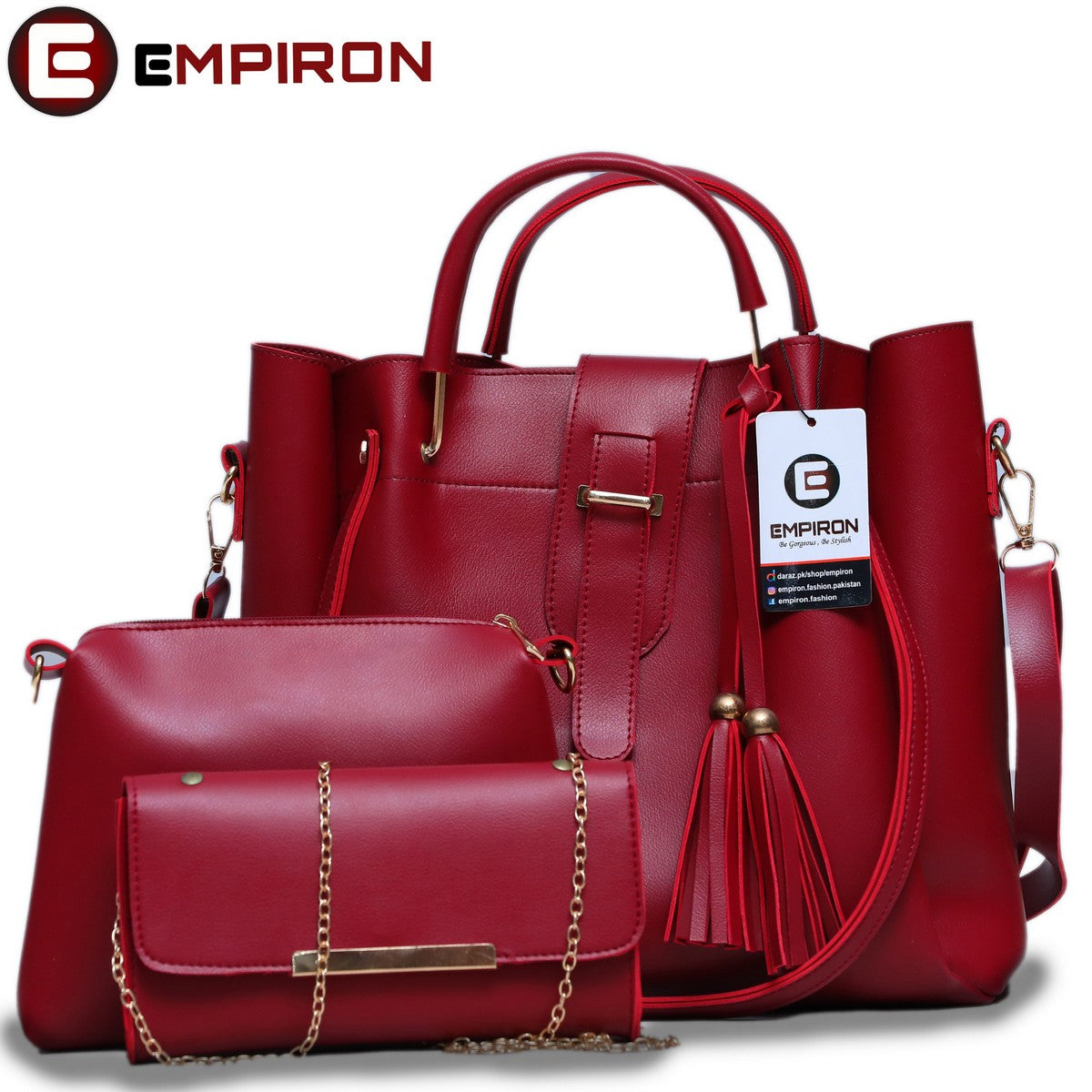 3 Pcs Women handbags ladies handbags for women leather women shoulder bags shoulder bags for girls bags for women shoulder bags for women