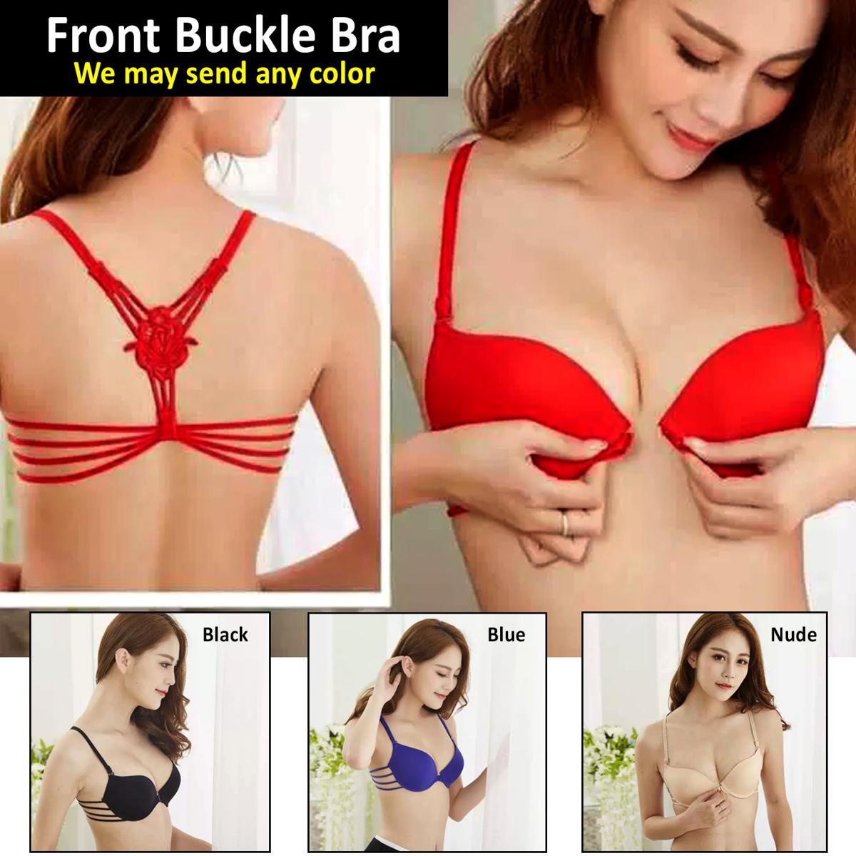 New Arrival Front Buckle Beauty Back Bras for Women Push Up Bra for Girls