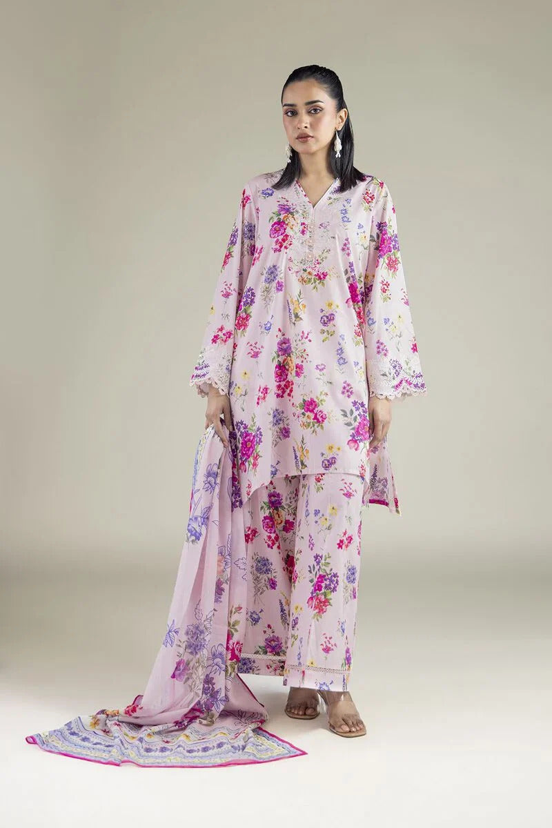 Unstitched Breeze Lawn Suit, All Over Stylish Printed Summer Wear Collection – Random Article VG- 31