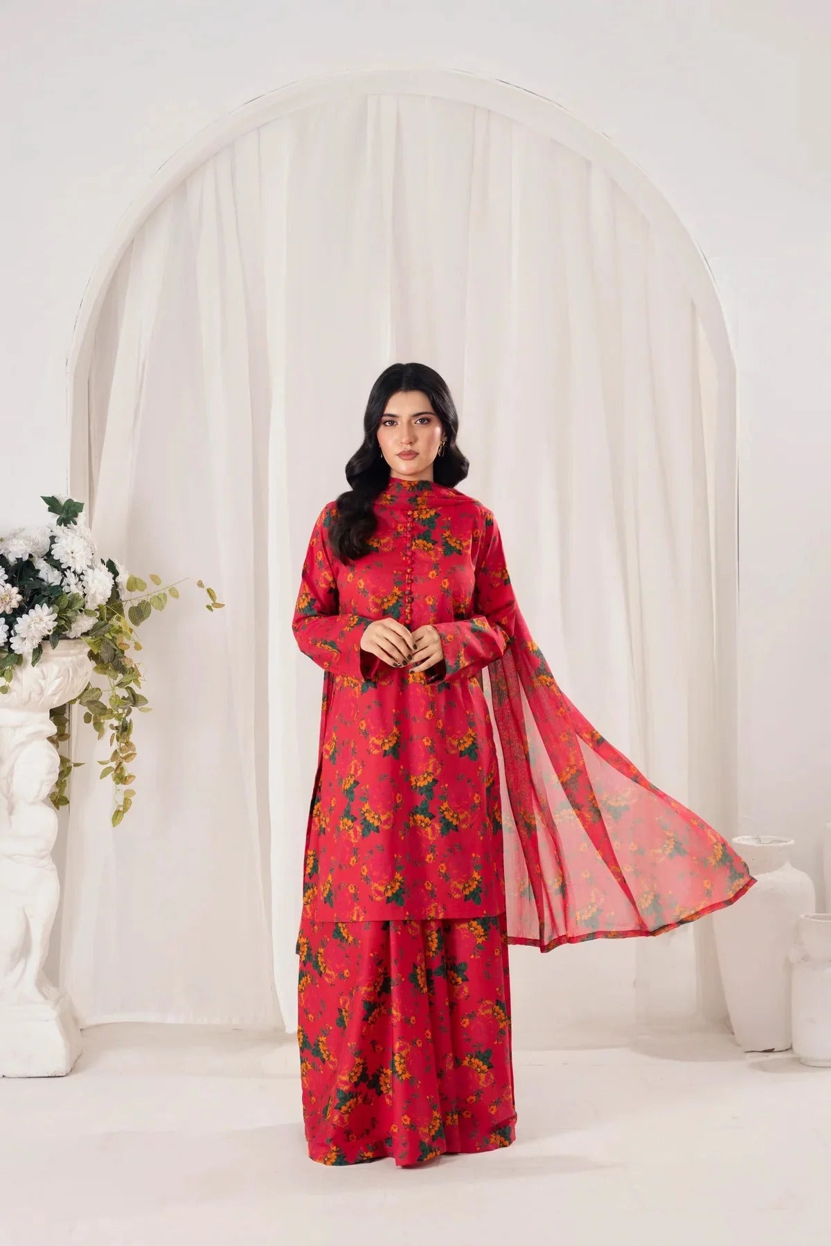 Unstitched Breeze Lawn Suit, All Over Stylish Printed Summer Wear Collection – Random Article VG- 40