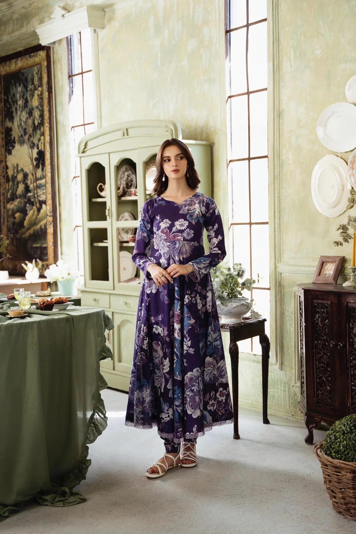 Unstitched Breeze Lawn Suit, All Over Stylish Printed Summer Wear Collection – Random Article VG- 51