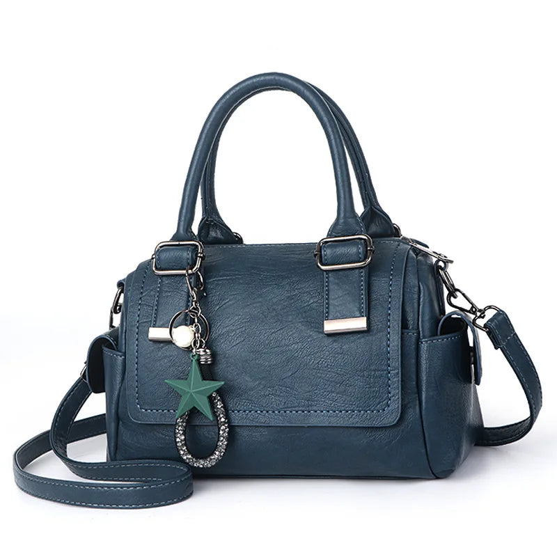 2024 New Summer Female Tote Bag Fashion Boston Crossbody Bag Daily Cross Body Shoulder Bag Versatile Female Designer Handbag
