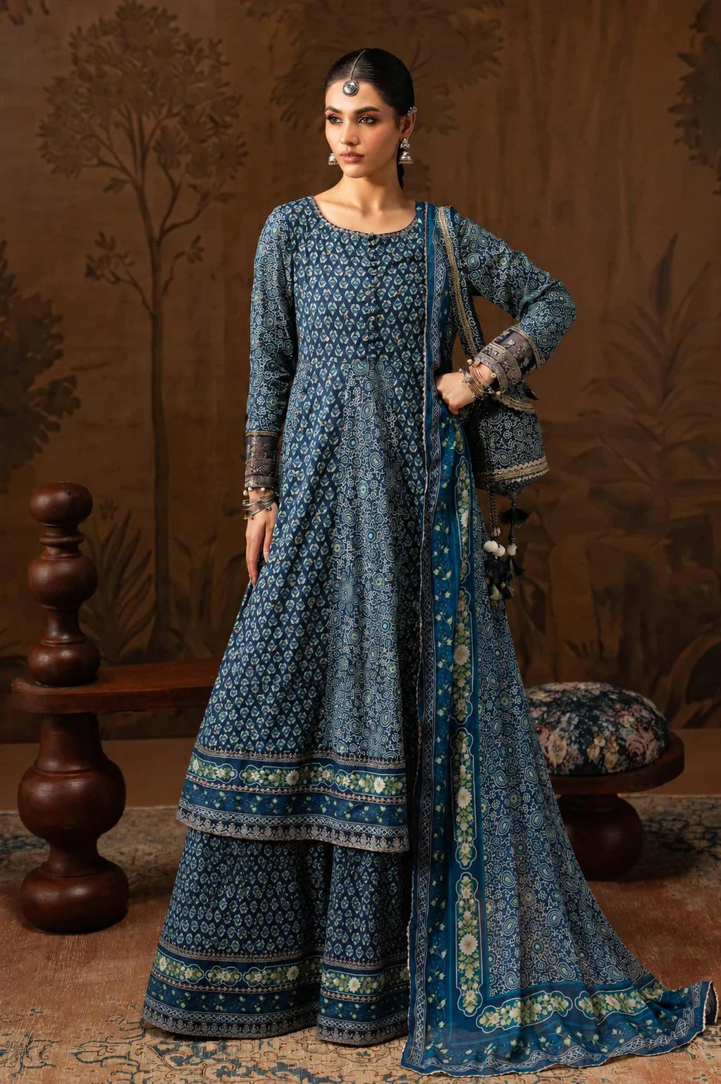 Unstitched Breeze Lawn Suit, All Over Stylish Printed Summer Wear Collection – Random Article VG- 69