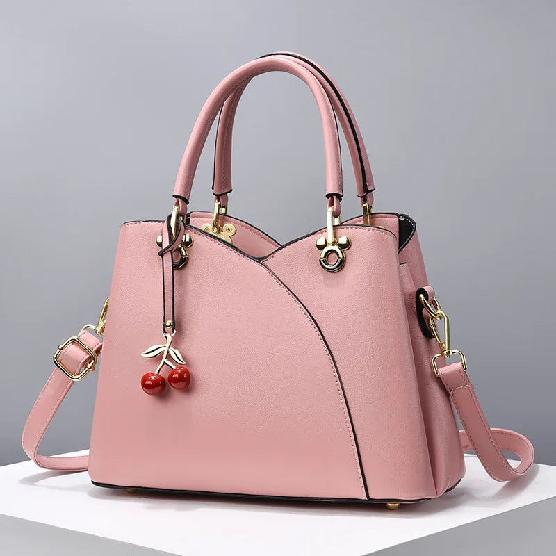 2024 New High Quality Leather Ladies Handbags and Purse Fashion Luxury Women Shoulder Bag Luxury Ladies Messenger Handbag Sac