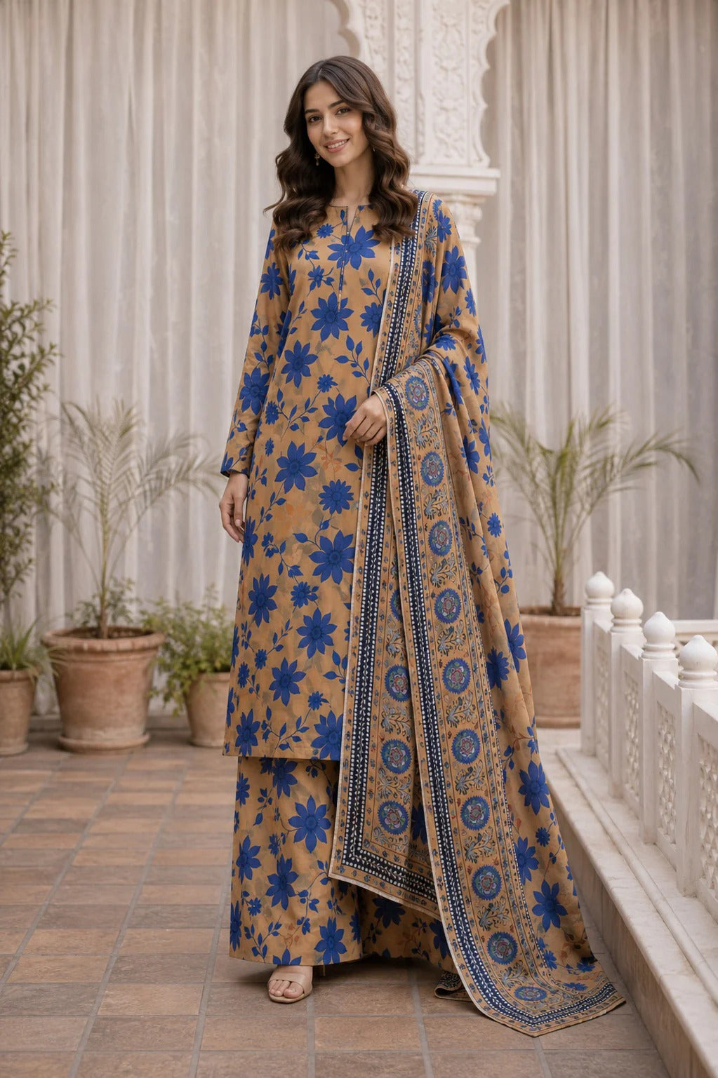 Unstitched Breeze Lawn Suit, All Over Stylish Printed Summer Wear Collection – Random Article VG- 71