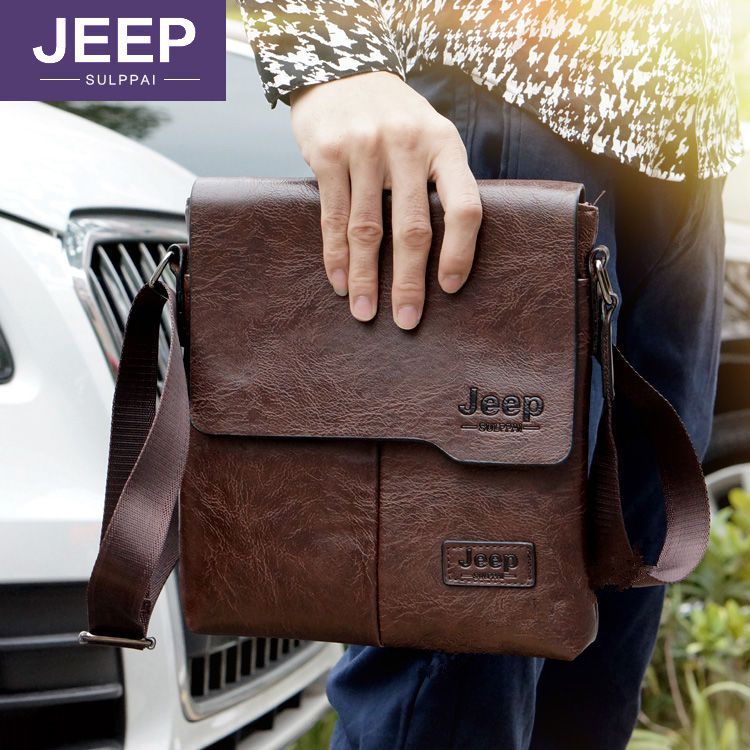Counter Men's Bag Shoulder Bag Briefcase Business Casual Leather Men's Messenger Bag Small Shoulder Bag Cowhide Retro