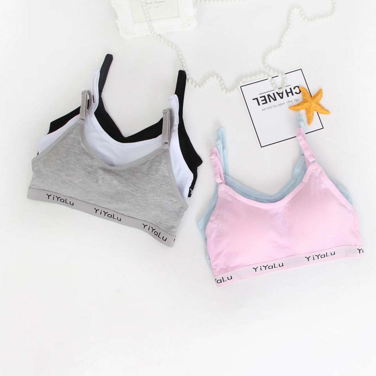 Young Girls Cotton Underwear One Size Teenage Training Sports Bra Top For Teens 8 16 Years Adolescente Lingerie Teen Bras