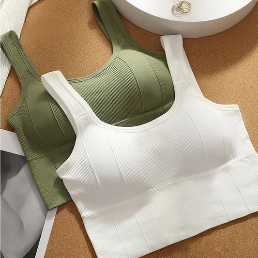 Breathable Sports Bra Shockproof Crop Top Anti sweat Fitness Top Women Seamless Yoga Bra Push Up Sport Top Gym Workout Top