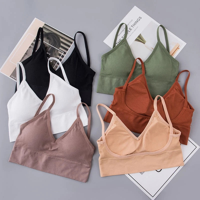 2023 Sports Bra Push Up Sport Bra Top Running Fitness Top Seamless Women Shockproof Brassiere Sports Bra Crop Top Lolita Style