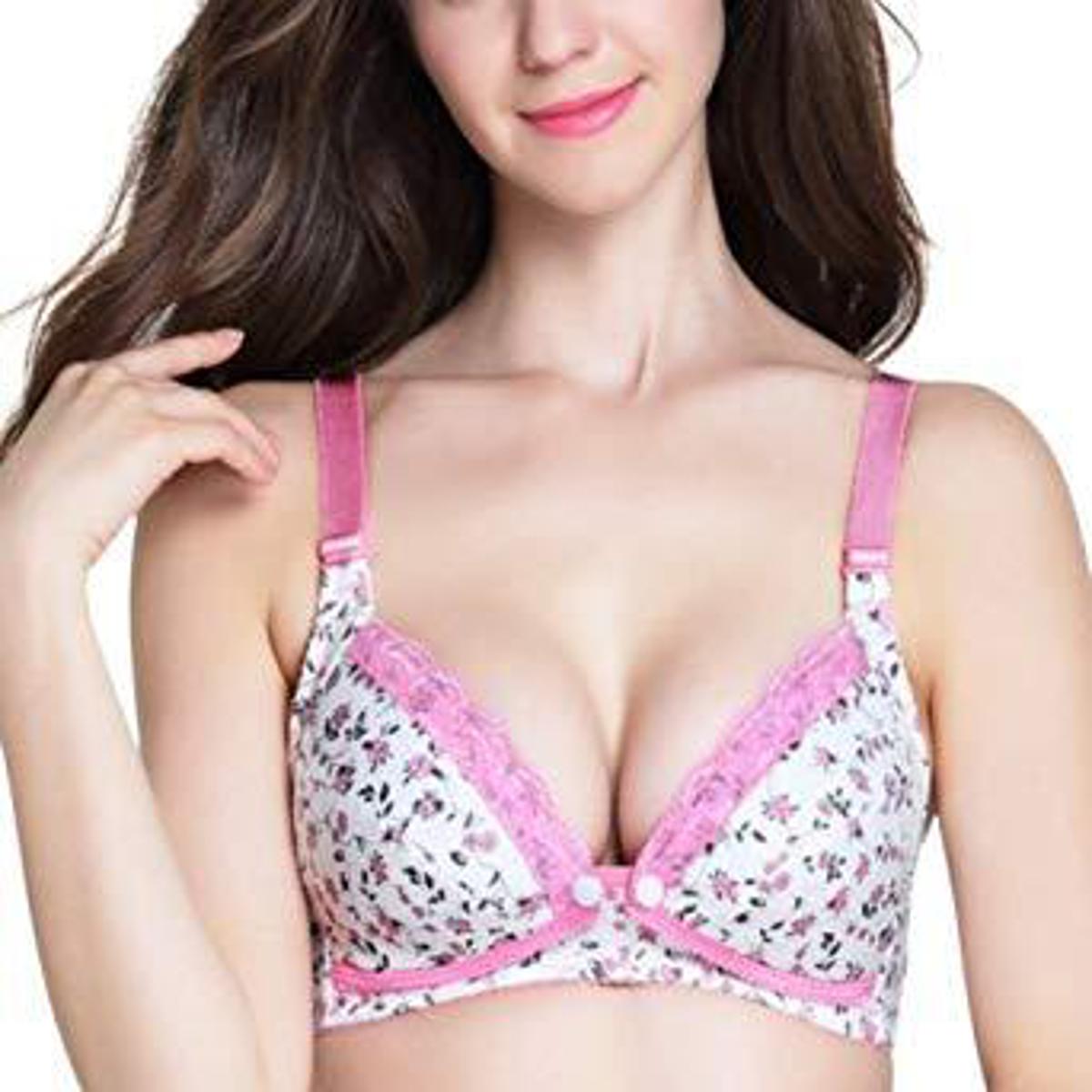 Front Open Buttan Bras Push up Ladies Bras Classic Paded Bras for Women Casual Bras for Girls Ladies Brazier Stylish Cotton Padded Bras for Women
