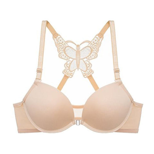 New  Design Bra Butterfly Style Push Up Bra For Women And Girls Front Open Padded Bra Unique Design bra (all colour availabe )