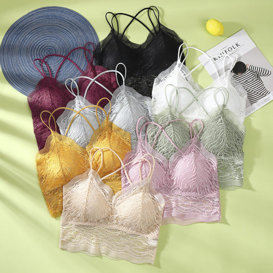Latex Push Up Bra Thai Latex Underwear Seamless Bras for Women Bralette Top Bh Comfort Cooling Gathers Shock-Proof Pad