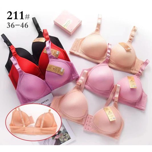 Bralette Soft Low Back Backless Lace Bra Triangular Women Lingerie French Lace Underwear Without Steel Ring Push Up Bra