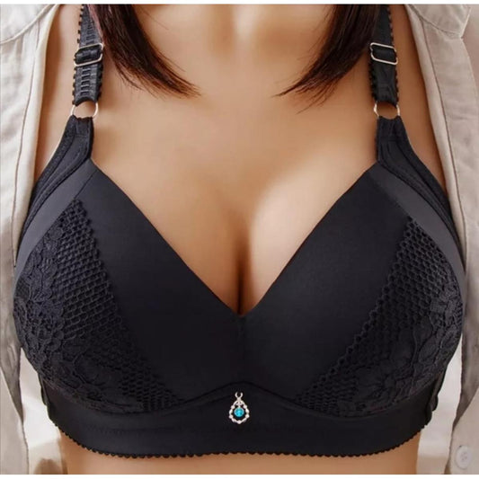 Comfortable new women bra  lace breathable soft bras lingerie wreless push up bra female seamless underwear