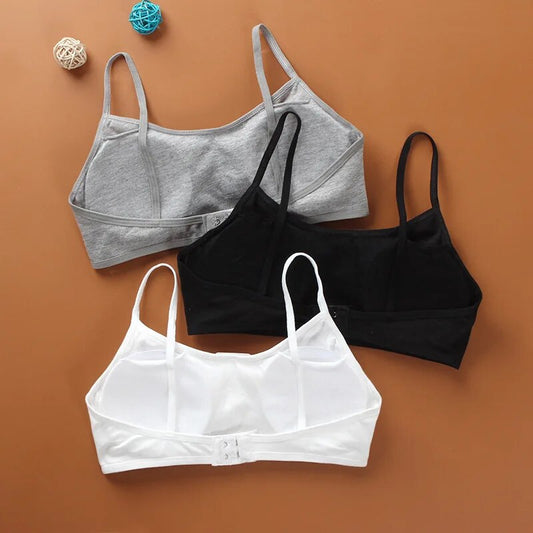 Cotton Kids Bras Teenage Underwear Training Bras For Kids Girls Children Puberty Young Small Bra For Teens