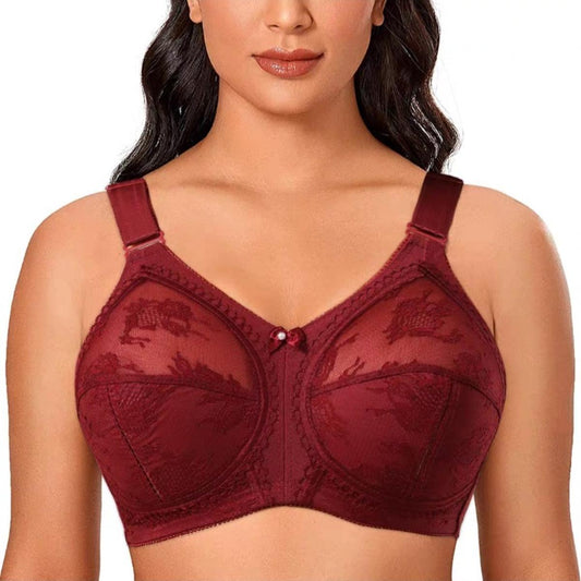 New Style Random Color Women Lace Push Up Cotton Double padded bra for women and girls