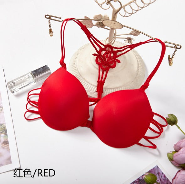 New  Design Bra Flower Style Push Up Bra For Women Front Open Padded Bra For Girls ( skin blue  black and red color available size 30 to 38 ) we my send any color