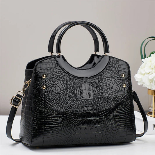 2024 New Fashion Versatile Crossbody Handbag with Large Capacity Shoulder Korean Edition Implified New Ladies Shopping Tote Bag