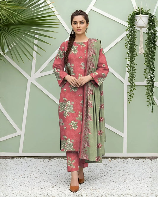 Unstitched Breeze Lawn Suit, All Over Stylish Printed Summer Wear Collection – Random Article VG- 72