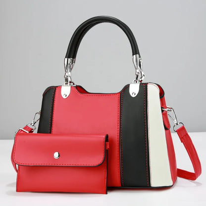 Versatile Three Color Women's Bag Fashion Women's Casual Tote Bag New Style Women's Handbag Temperament Shoulder Crossbody Bag