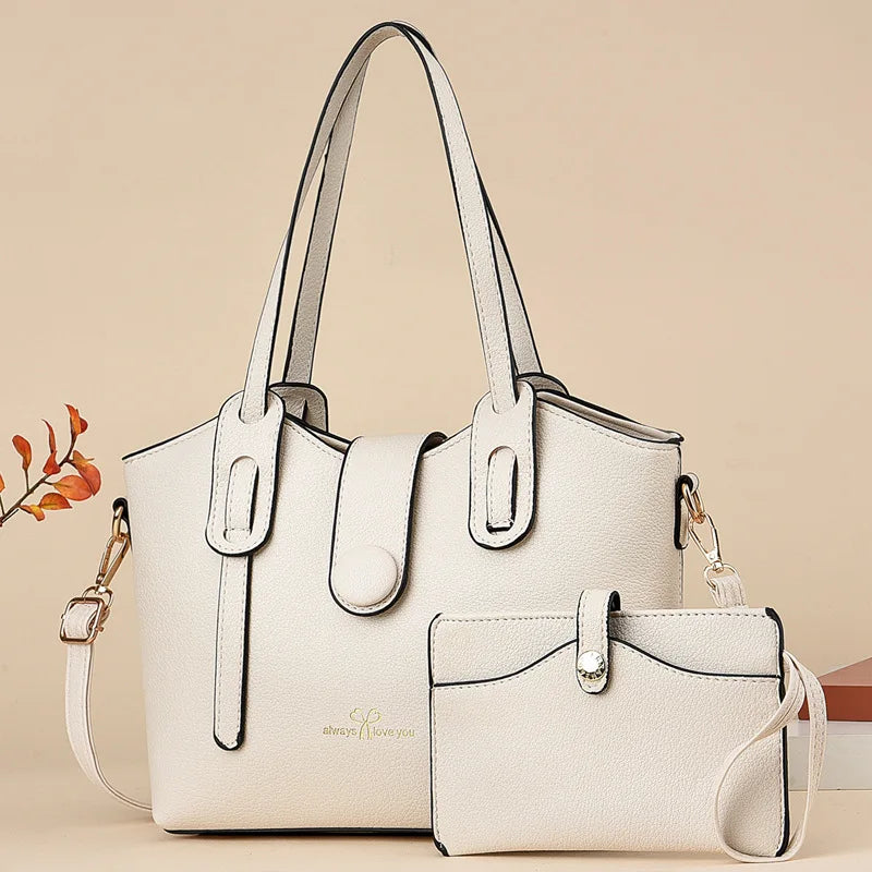 Women's Leisure Tote Bag 2024 New Retro Fashion Women's Shoulder Bag Versatile Shopping Handbag Single Shoulder Crossbody Bags