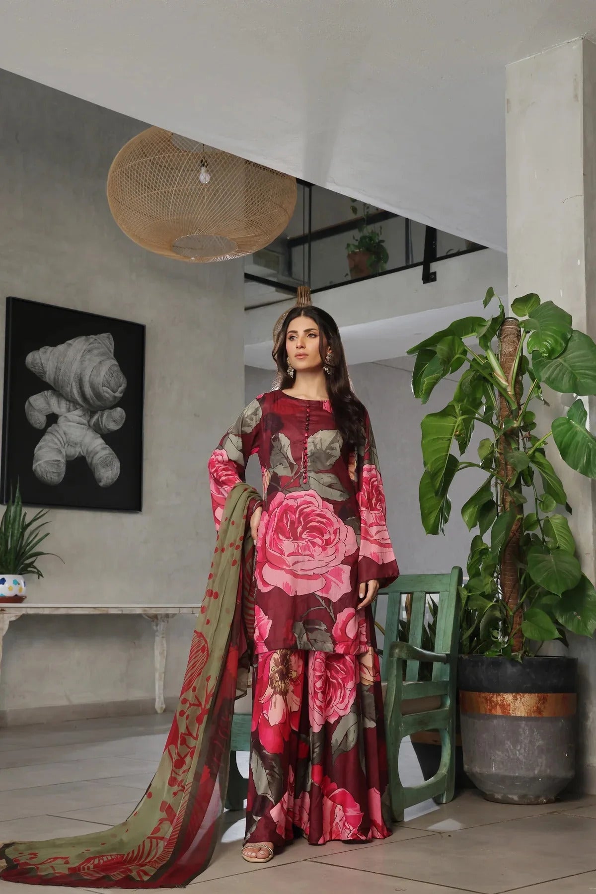 Unstitched Breeze Lawn Suit, All Over Stylish Printed Summer Wear Collection – Random Article VG- 38
