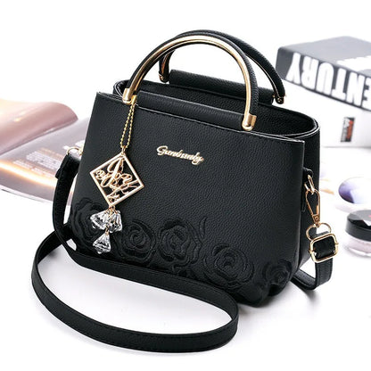 Fashion Brand Women's Bags New Embroidered Handbag Exquisite Ladies Shopping Crossbody Shoulder Bag Tote Bag Small Square Bag