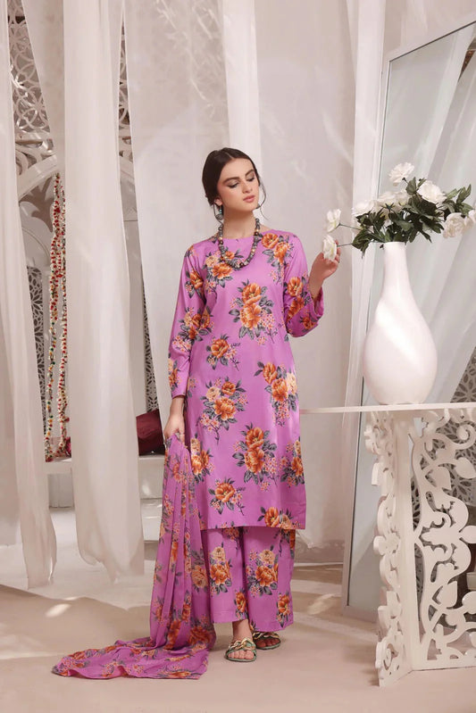 Unstitched Breeze Lawn Suit, All Over Stylish Printed Summer Wear Collection – Random Article VG- 98