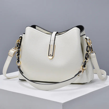 Designer Women Messenger Bag for 2024 New Luxury Ladies Handbag High Quality Womens Shoulder Bag Female Trend Leisure Bucket Bag