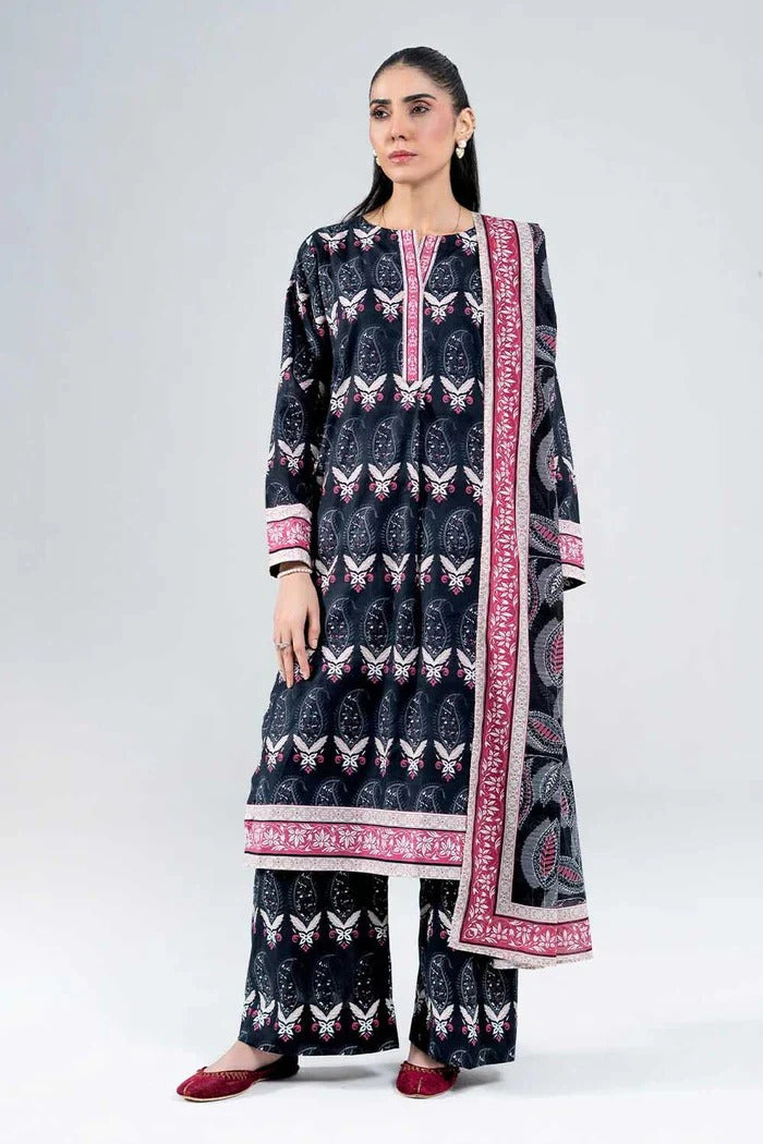 Unstitched Breeze Lawn Suit, All Over Stylish Printed Summer Wear Collection – Random Article VG- 89