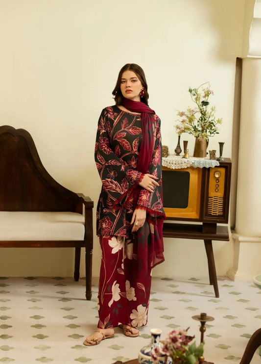 Unstitched Breeze Lawn Suit, All Over Stylish Printed Summer Wear Collection – Random Article VG- 54