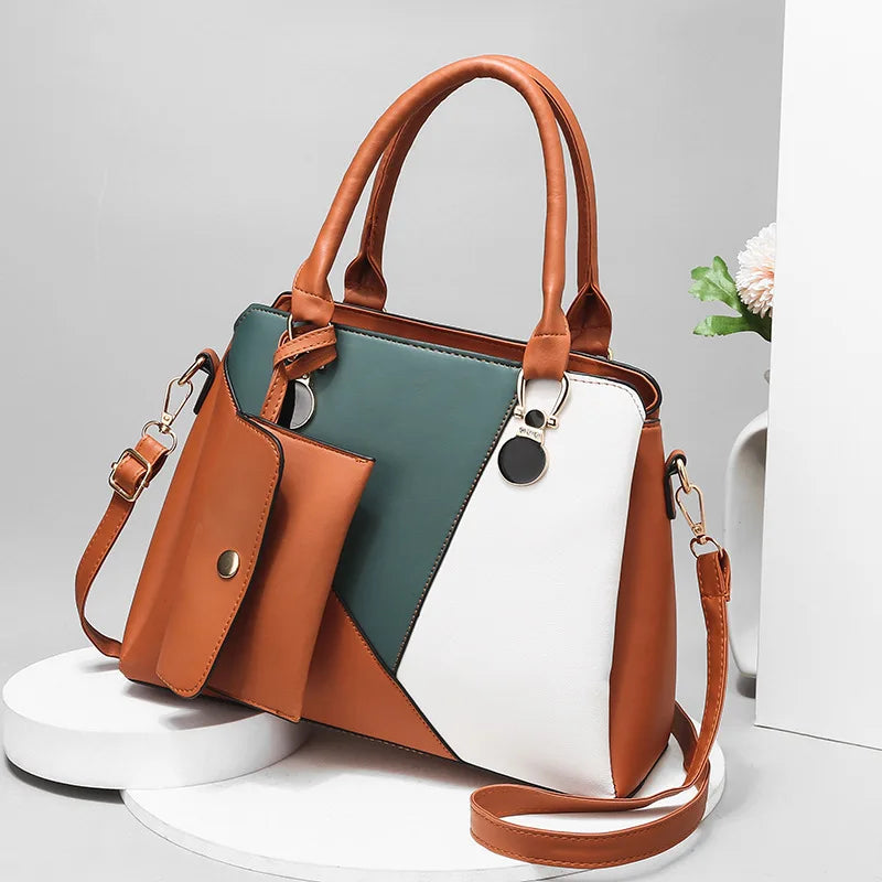 2 Piece Set Luxury Handbags Women Bags Designer Large Capacity Tote Bag High Quality Women Shoulder Crossbody Bags Bolso Mujer