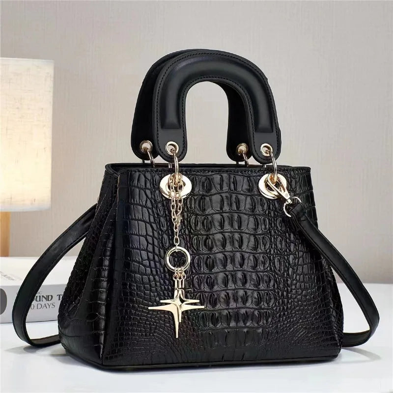 Hot Crocodile Pattern Fashion Women's Handbag Large Capacity Luxury Women's Crossbody Bags Exquisite Women's Tote Bag Sac