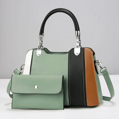 Versatile Three Color Women's Bag Fashion Women's Casual Tote Bag New Style Women's Handbag Temperament Shoulder Crossbody Bag