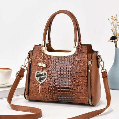 2023 New Large Capacity Fashion Crossbody Bags Leather Ladies Handbags Vintage Shoulder Bag Exquisite Luxury Women's Tote Bag