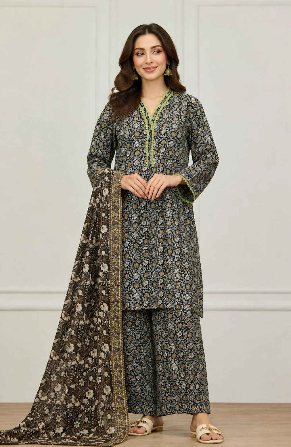 Unstitched Breeze Lawn Suit, All Over Stylish Printed Summer Wear Collection – Random Article VG- 10