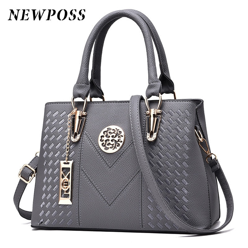 Famous Designer Brand Bags Women Leather Handbags 2024 Luxury Ladies Hand Bags Purse Fashion Shoulder Bag