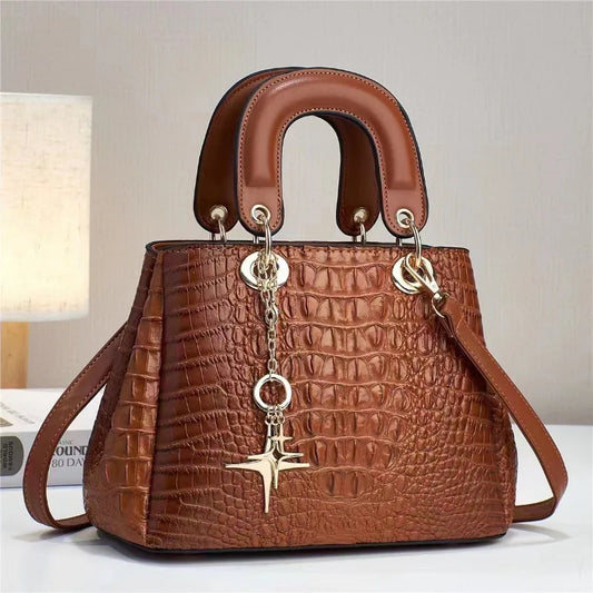 Hot Crocodile Pattern Fashion Women's Handbag Large Capacity Luxury Women's Crossbody Bags Exquisite Women's Tote Bag Sac