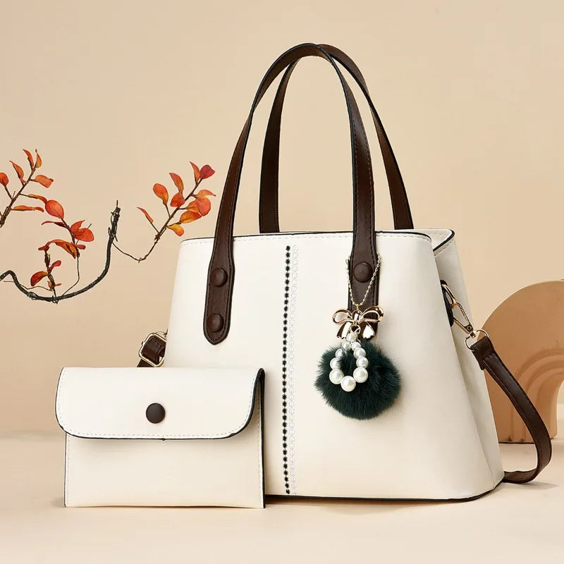 2024 New Elegant Womens Handbag with Purses Women's Office & Work Shopping Messenger Tote Bags Quality Leather Shoulder Bag