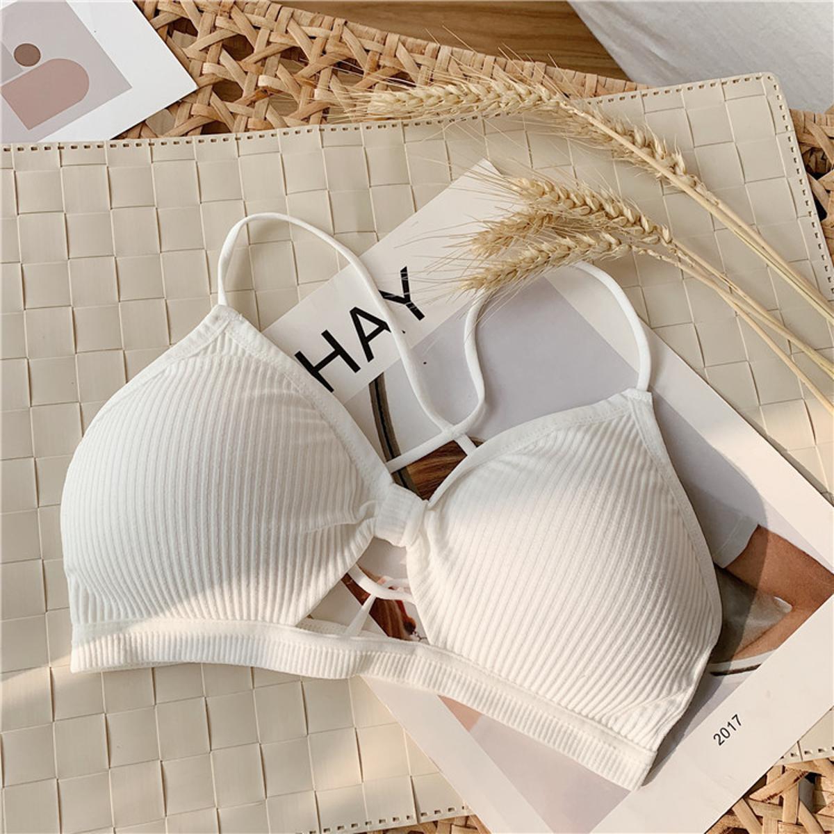 New Style Double padded Bra push up for All women and girls White