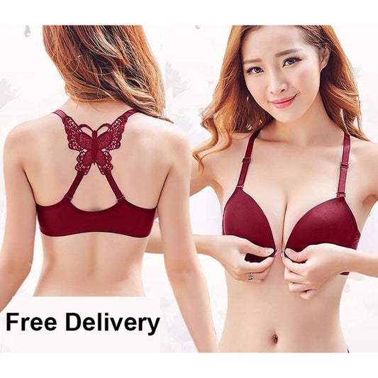 Style Women Lace Push Up Cotton Double padded bra for women and girls