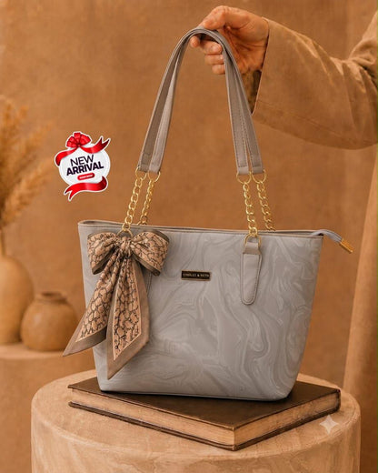 Big Size Tote Bag with Imported Scarf for Girls