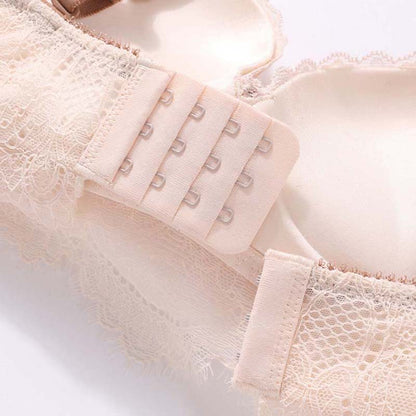 Women Red Black Lace Trim Bralette Padded Cotton Panties Underwear Sexy Lingerie Sets A B Push Up Bra Sets