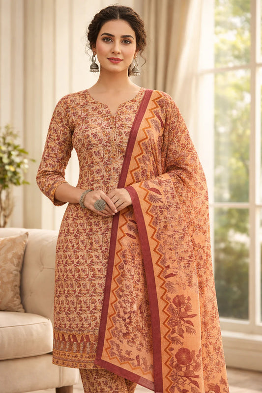 Swiss Lawn Unstitched 3 Piece Suit - A1707