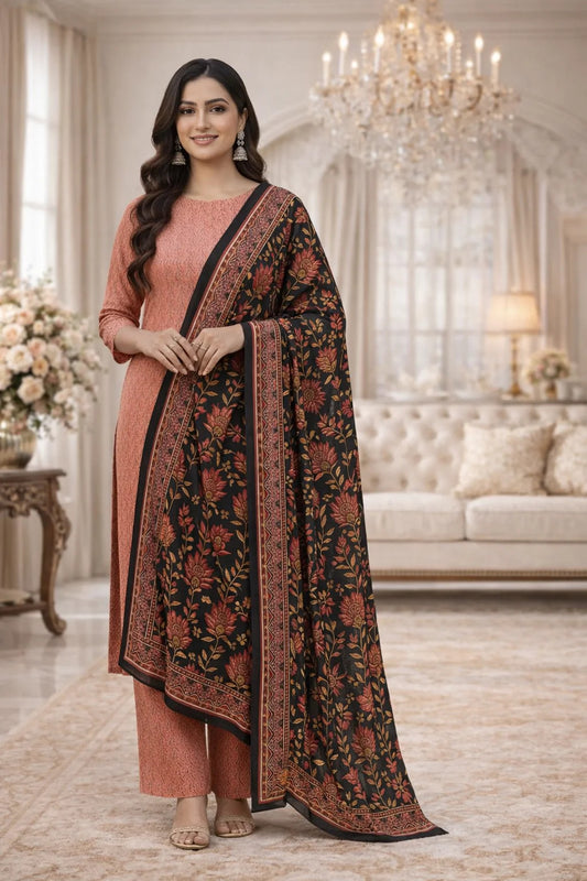 Swiss Lawn Unstitched 3 Piece Suit - A1781